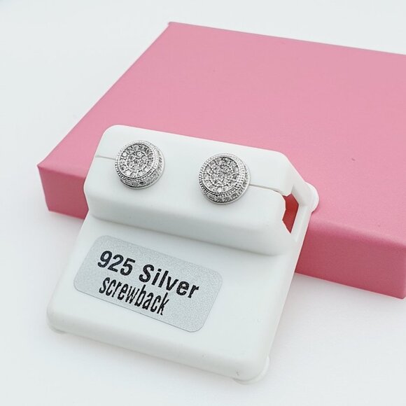 "925 Sterling Silver Cubic Zirconia Earrings, U19254551 - Picture 6 of 11